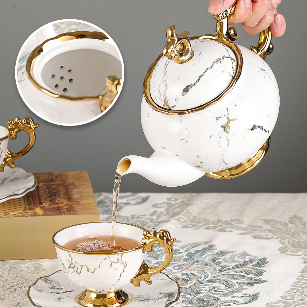 Porcelain Tea Set - Vintage Tea Set for Tea or Coffee - AHX – AHX-Life